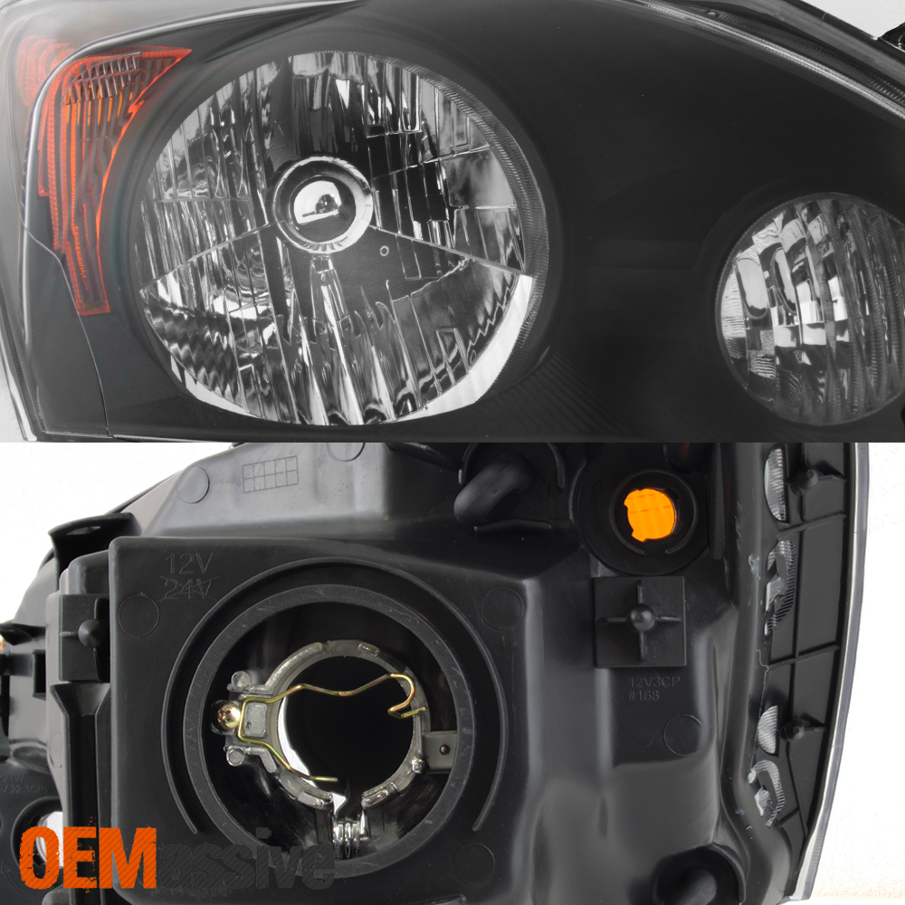 Fits 2007-2011 Honda CR-V Black Headlights Complete Replacement 07 08 09 10 11 | eBay